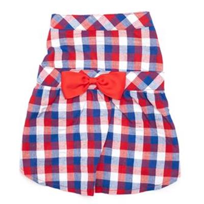 Red, White and Blue Dog Dress