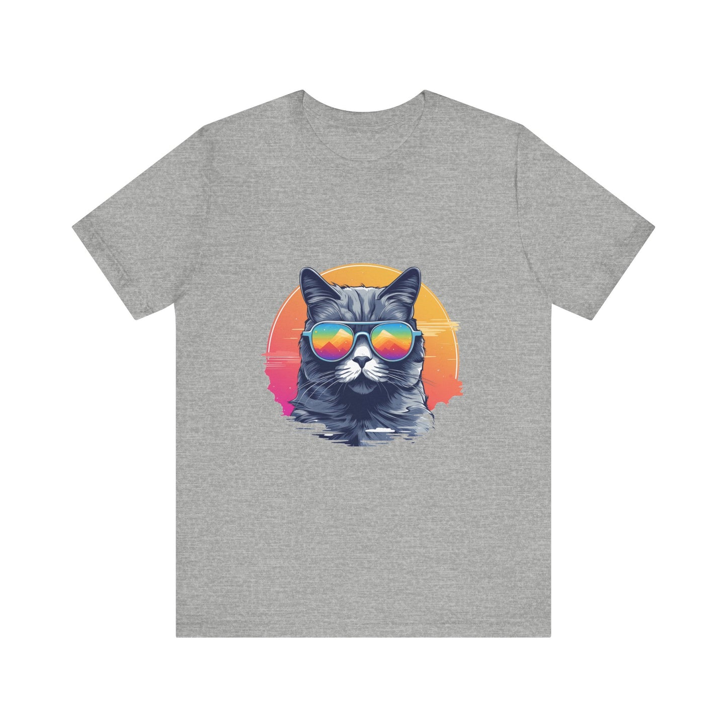 Meowgnificent Spectacles Unisex Jersey Short Sleeve Graphic Tee S-3XL