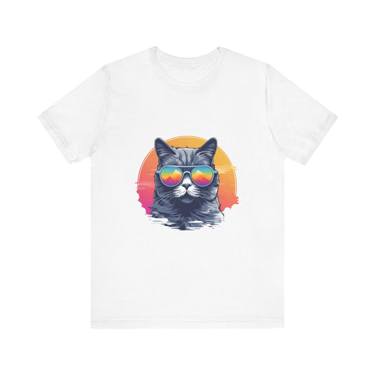 Meowgnificent Spectacles Unisex Jersey Short Sleeve Graphic Tee S-3XL