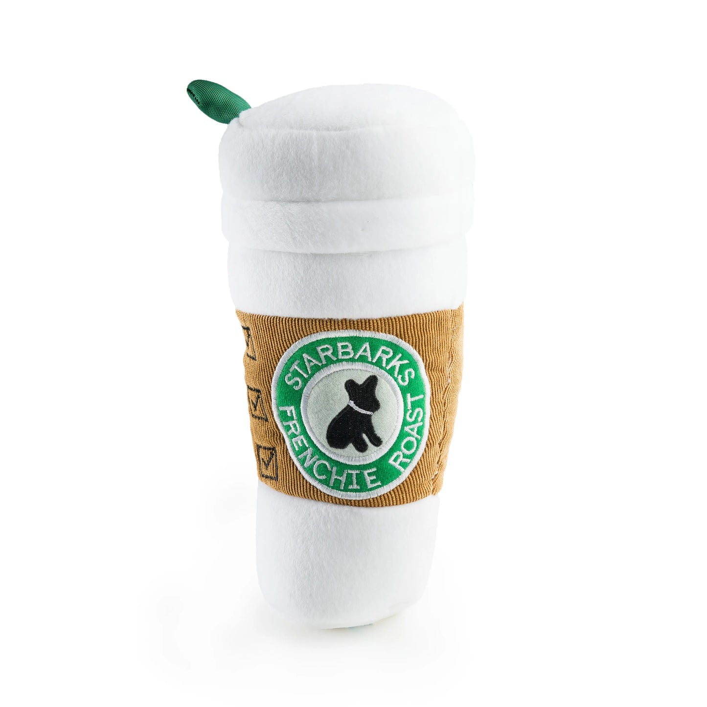 Starbarks Coffee Cup W/ Lid Plush dog toy