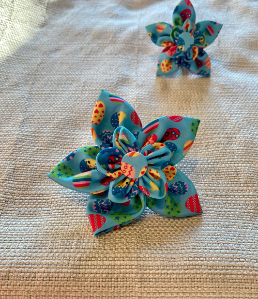 Easter egg Dog flower bow