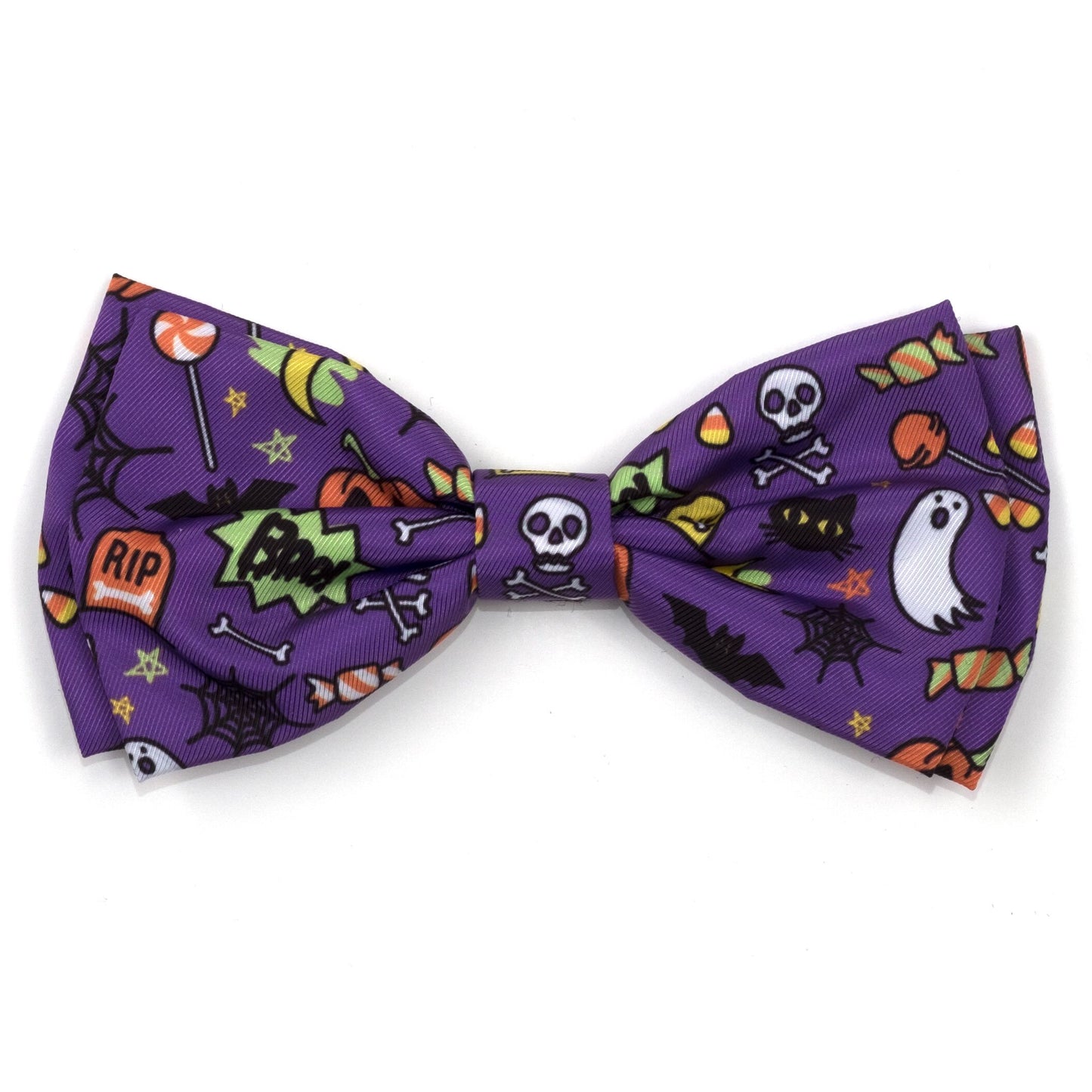 Purple Fright dog bow