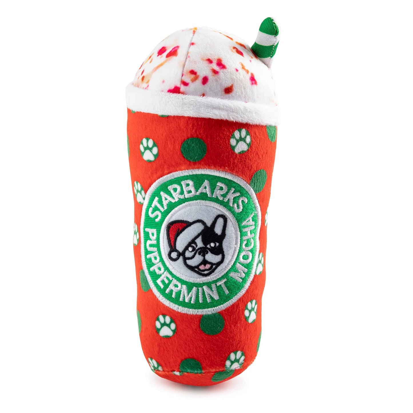 Starbarks Puppermint Mocha - Holiday Dots Christmas Dog