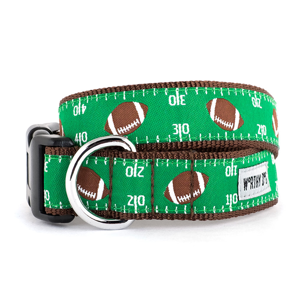 Dog Football Collar and leash set