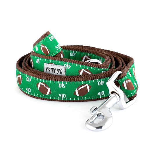 Dog Football Collar and leash set