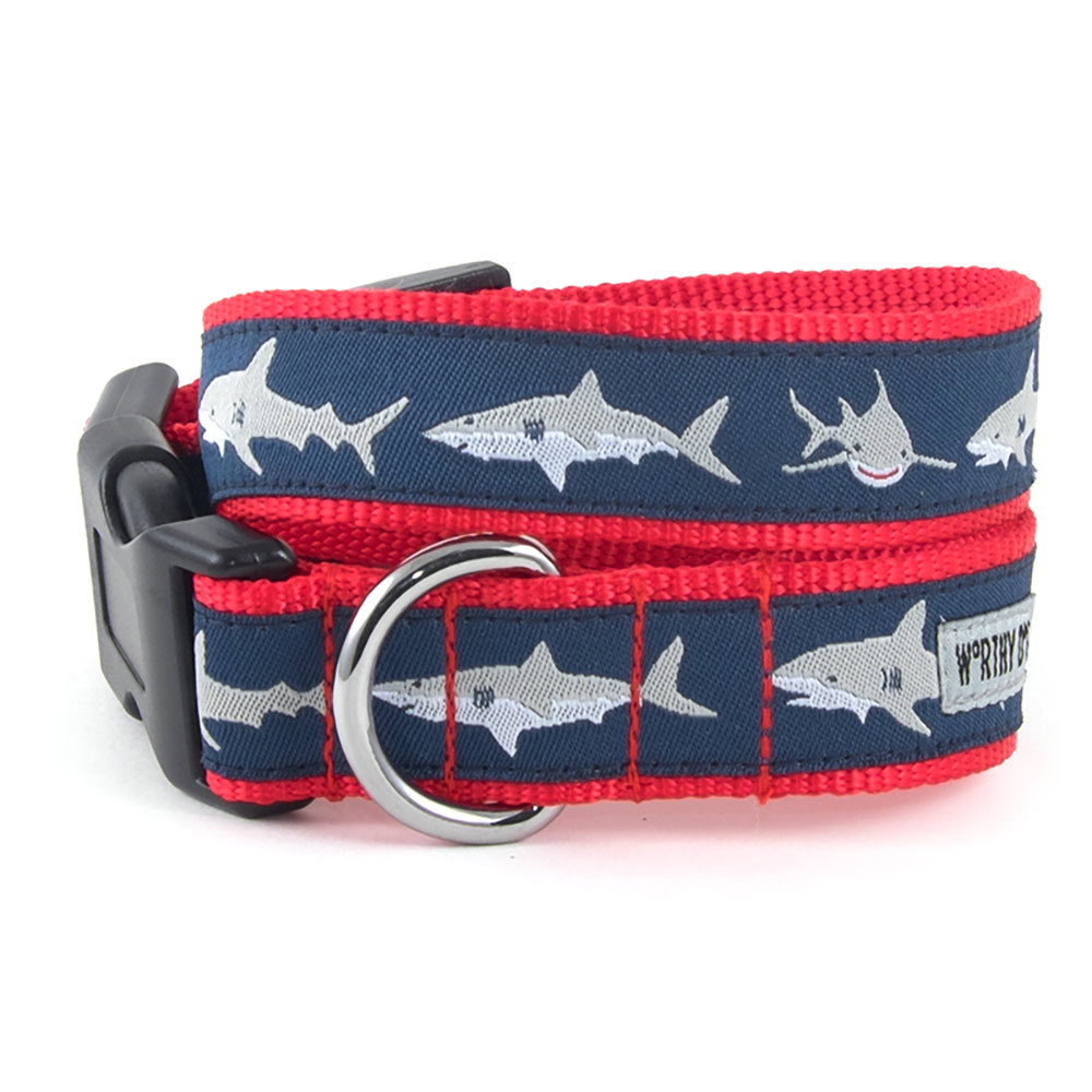 Dog collar and leash set-jaws